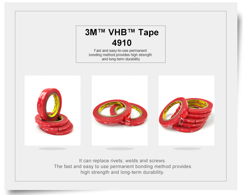 3m vhb 4910 acrylic double sided tape