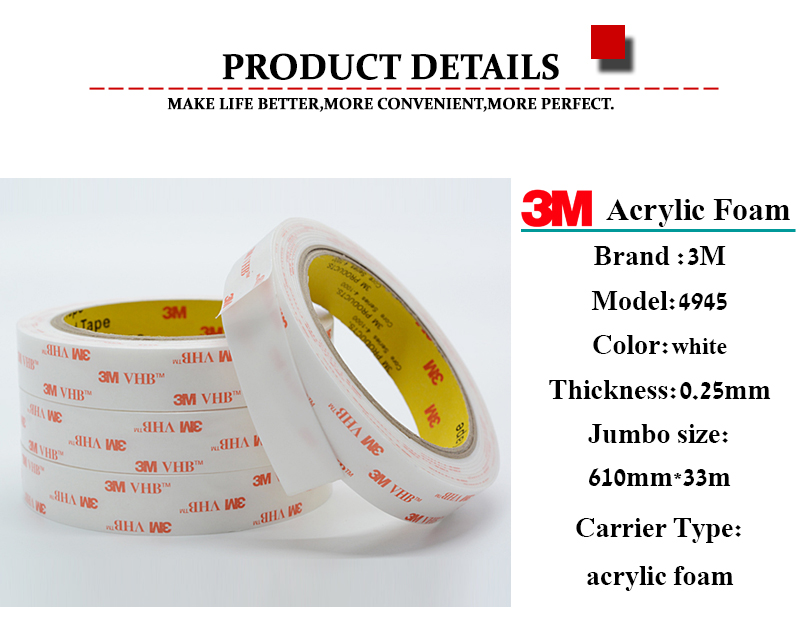 3m 4945 acrylic adhesive tape