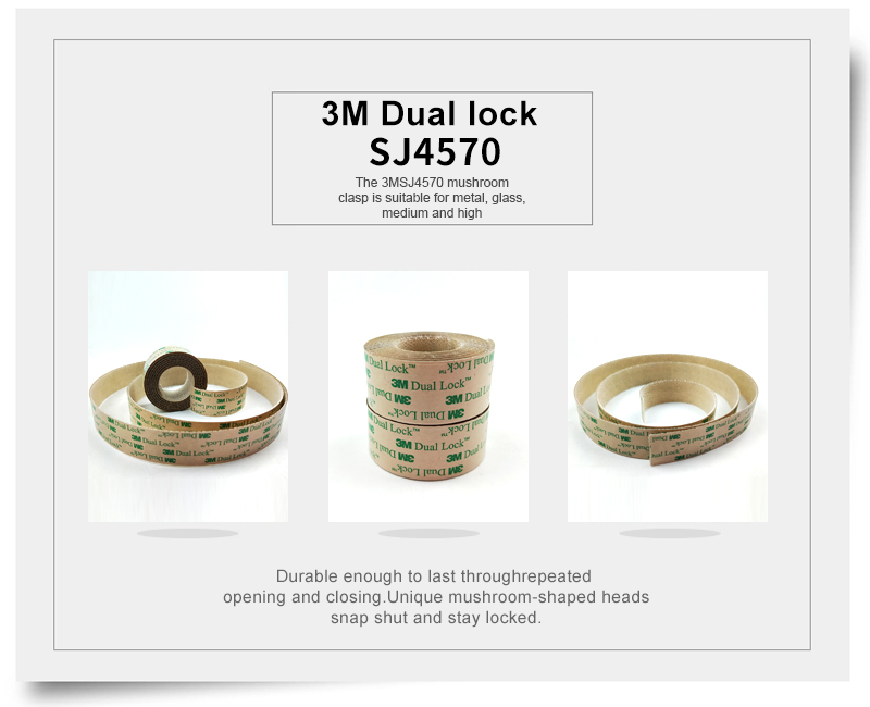 3M™ Dual Lock™ SJ4570, Low Profile Fastener clr