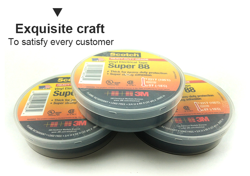 Scotch® Professional Grade Vinyl Electrical Tape Super 88