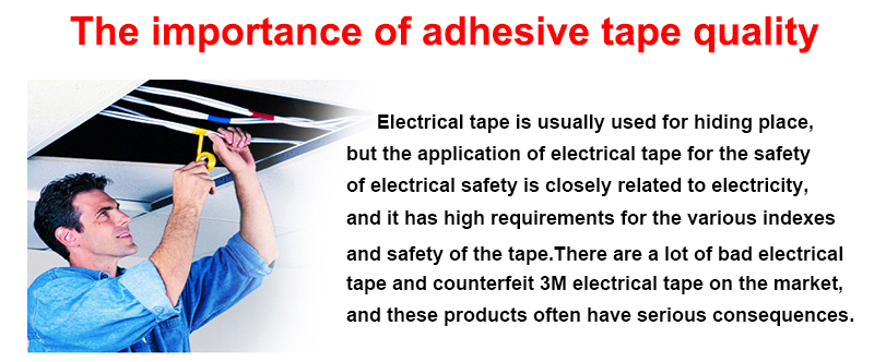 3M 1500 electrical tape with high insulation fire resistance
