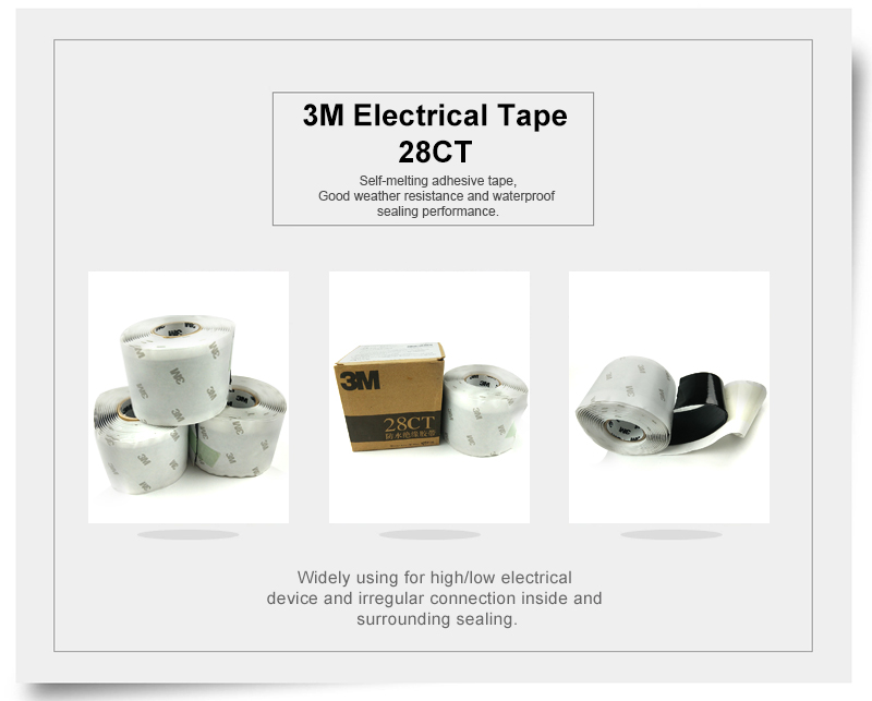 High quality 3M 28CT waterproof insulation sealing tape / 3M double sided tape