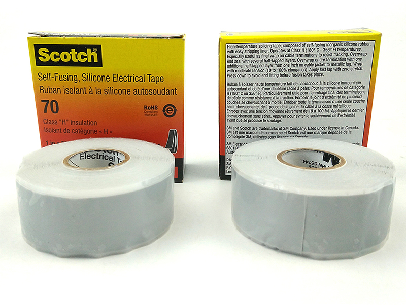 Scotch® Self-Fusing Silicone Rubber Electrical Tape 70