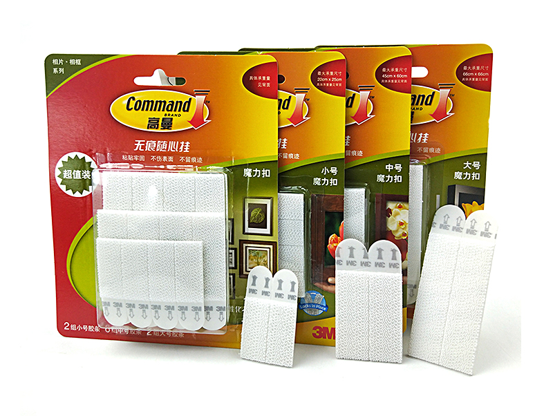 Damage-Free Magic Strip, Command Picture Hanging Strips, China 3M Meduim  Door Adhesive Hooks