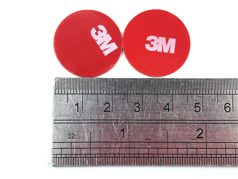 23mm circle die cut Gray 3M 4229P thickness 0.8mm Double Sided Acrylic Foam Tape.