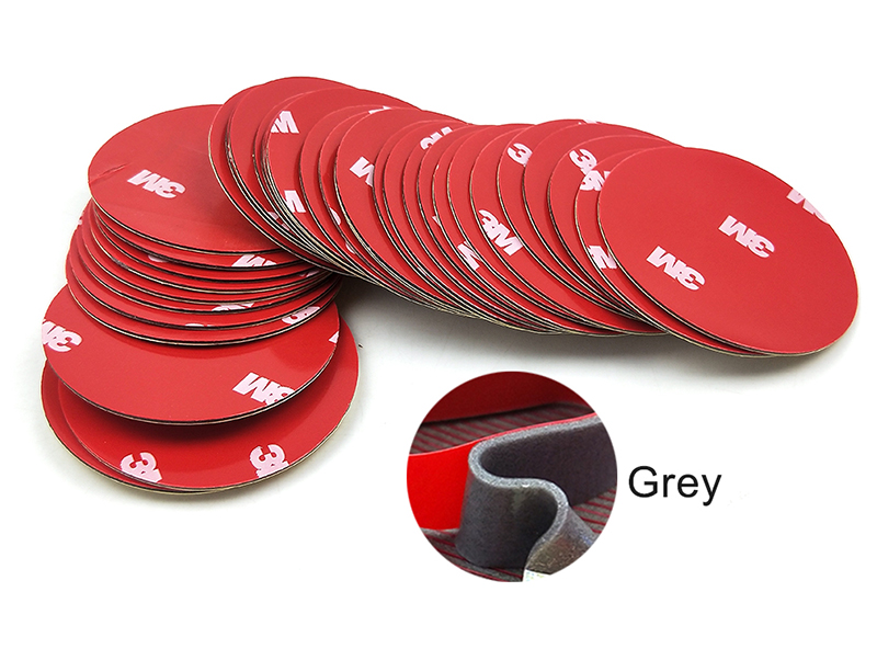 50MM size Grey Round 3M original 4229P Thickness 0.8mm Acrylic Foam Double Sided Adhesive Tape,automotive 3M tape