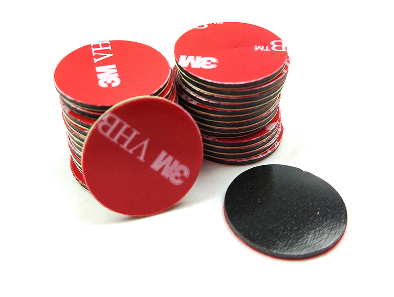 23mm size Round dark gray crylic foam acrylic adhesive 3M die cut double sided tape 5952, 1.1mm thickness