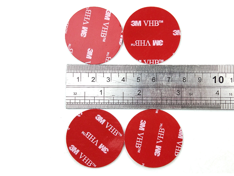 3M VHB 5952 38mm size Heavy Duty Double Sided Adhesive Acrylic Foam Tape Good For Car Camcorder DVR Holder/38mm Round