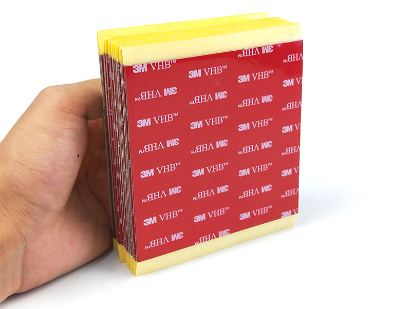 VHB 3M brand 5952 tape can sticky to Glass,Double Sided Acrylic Adheisve Acrylic Foam 3M VHB Tape 100mm * 100mm size 