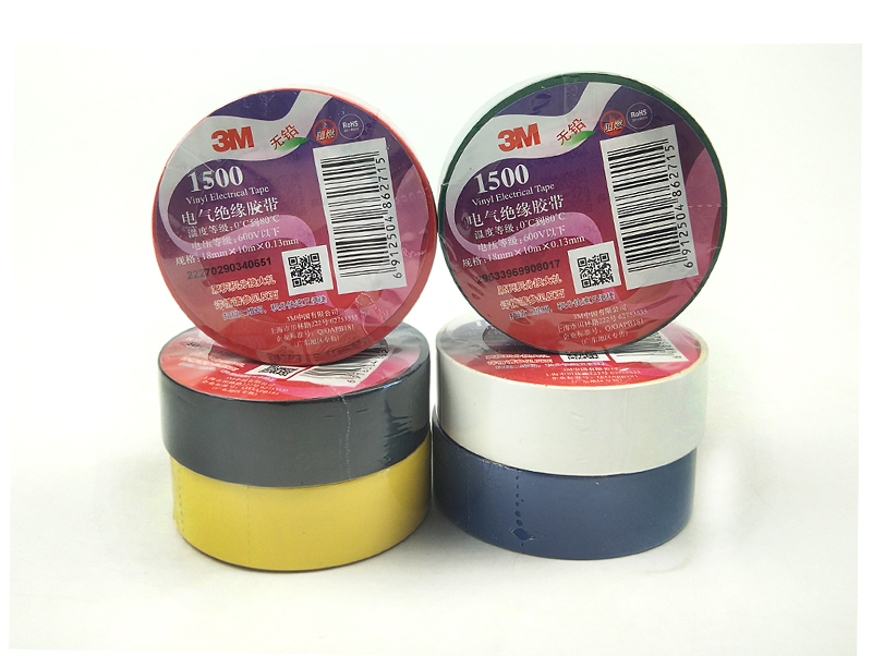 PVC Insulation Electrical Tape 3M 1500 For All Manner Of Indoor And Outdoor Applications