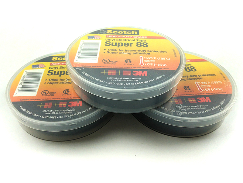 Scotch® Professional Grade Vinyl Electrical Tape Super 88