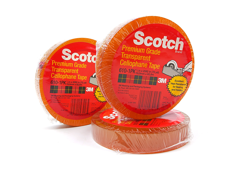 Scotch® Light Duty Packaging Tape 610 Heat Resistant