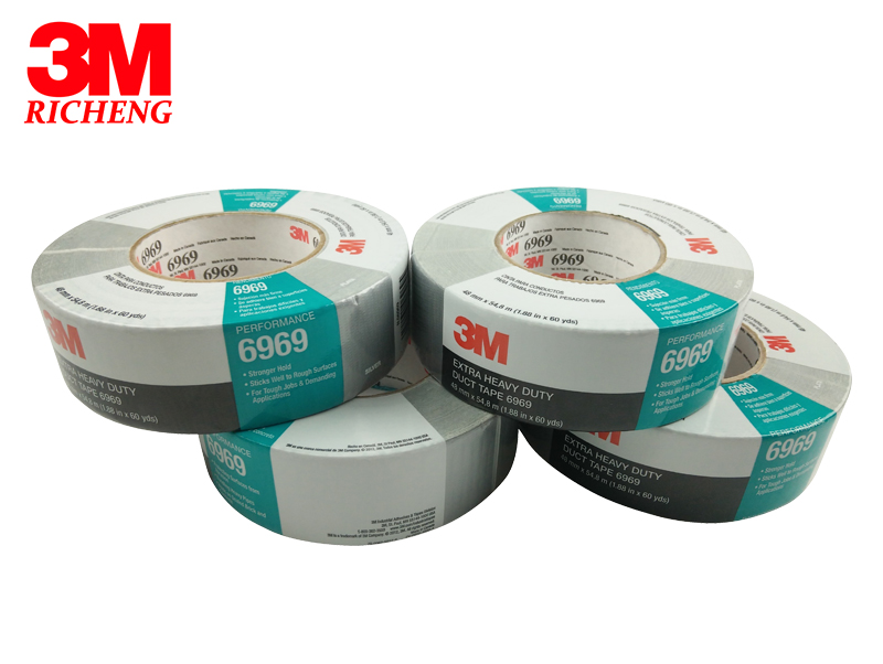 3M Tape TB6969 adhesive duct tape ,we can slit and dit cut
