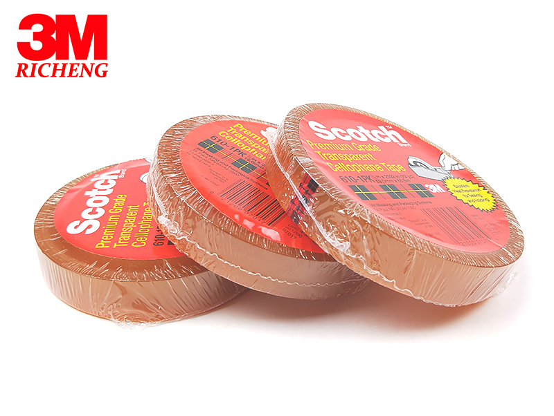 3M Scotch 610 Clear Heat Resistant Box Sealing Tape - 1 1/2 in Width x 72  yd Length - 2.3 mil Thick - 07018