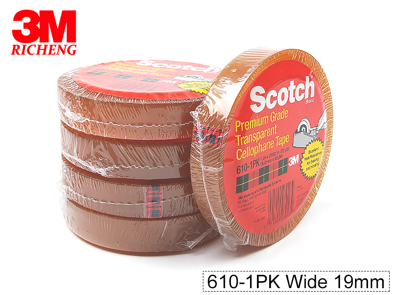 3M scotch tape 610-1PK  19MM*66M Heat Resistant