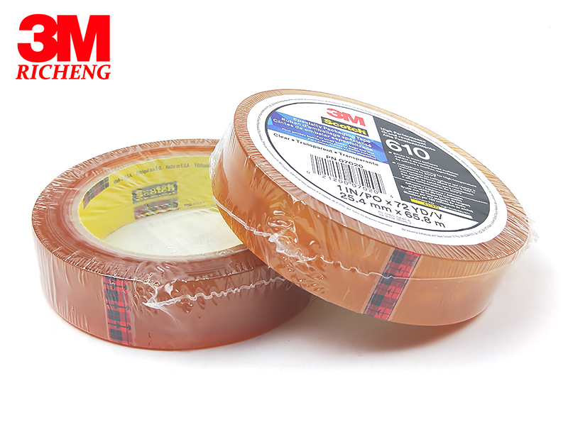 scotch tape 610-1PK Transparent Film Tape for High Temperature Applications 