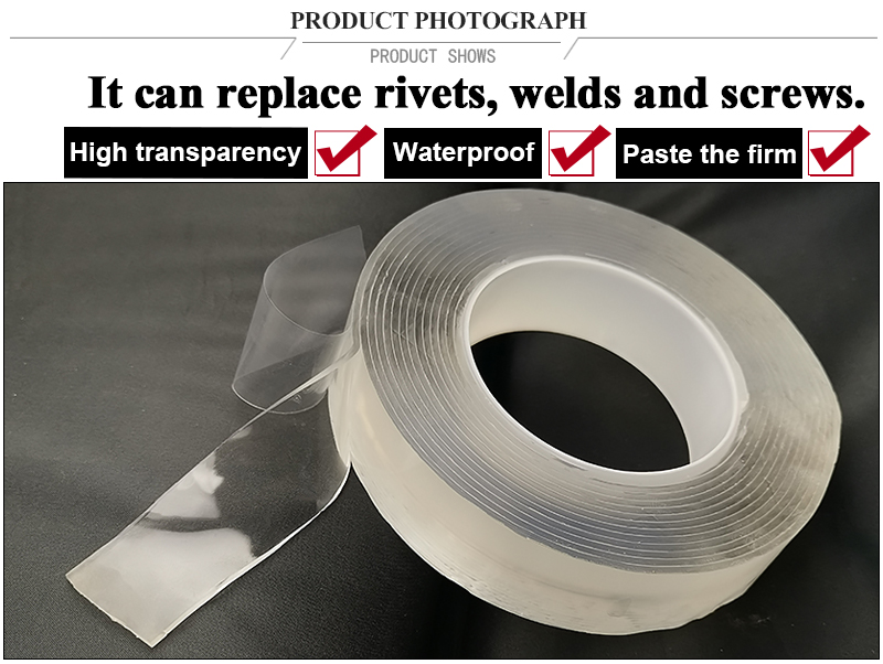 Nano Magic Acrylic transparent double-sided tape can be reused after washing