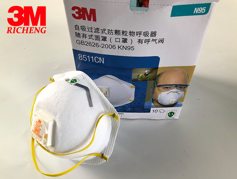 3M N95 Mask Particulate Respirator 8511,80 EA/Case