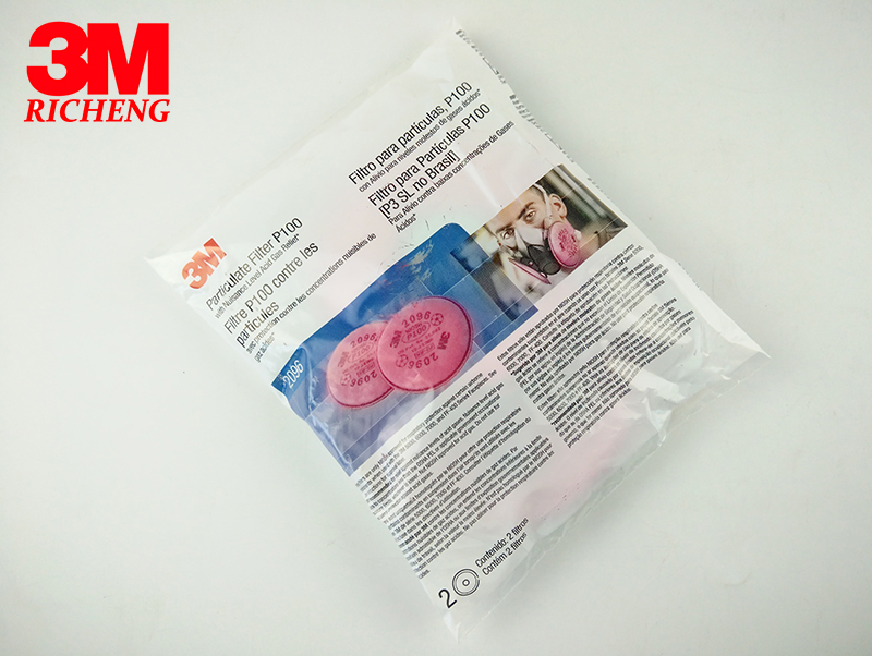 3M™ Particulate Filter 2096, P100, with Nuisance Level Acid Gas Relief 100 EA/Case