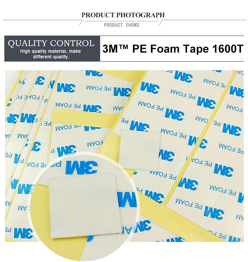 Professional Die Cutting 3M 1600T Double-Sided Tape