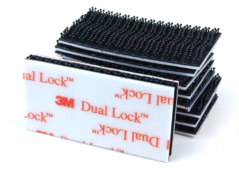 1IN*1IN Size black fastener dual lock 3m sj3550