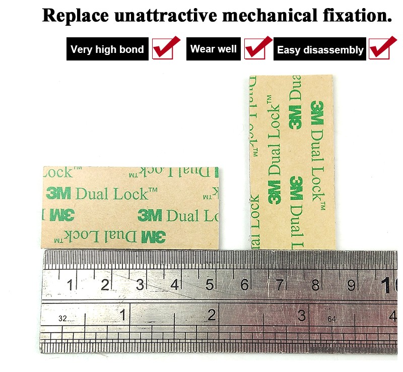 (25.4MM*50.8MM) 3M SJ4570 Clear Low Profile Fastener Dual Lock Tape