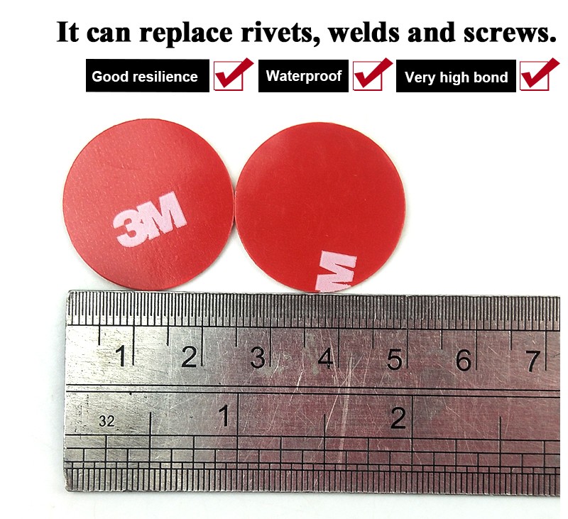 25mm circle die cut 3M 4229P Acrylic Foam Tape,Double Sided Adhesive for Car,thickness 0.8mm,20Pcs/Lot 25mm circle die cut 3M 4229P Acrylic Foam Tape,Double Sided Adhesive for Car,thickness 0.8mm,20Pcs/Lot