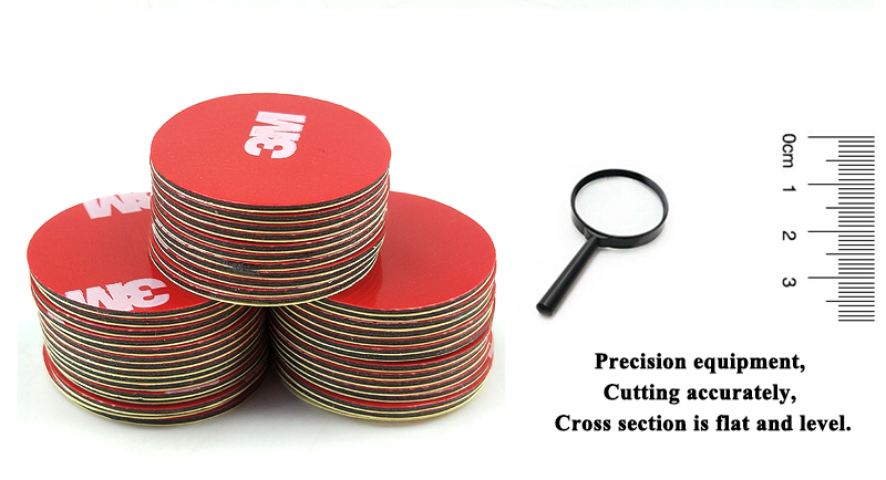 25mm circle die cut 3M 4229P Acrylic Foam Tape,Double Sided Adhesive for Car,thickness 0.8mm,20Pcs/Lot