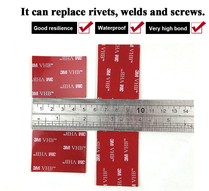 3M VHB Tape Size 38mm*50mm acrylic,Foam Adhesive 3M Acrylic Foam Tape,VHB 3M brand 5952 tape can sticky to Glass