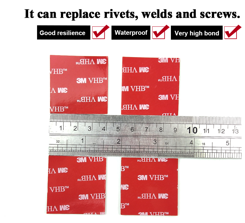 3M VHB 5952 Size 40mm*40mm  High Sticky Acrylic Adhesive Foam Tape,Heat Resistant Waterproof High Viscosity foam Tape Size 40mm*40mm