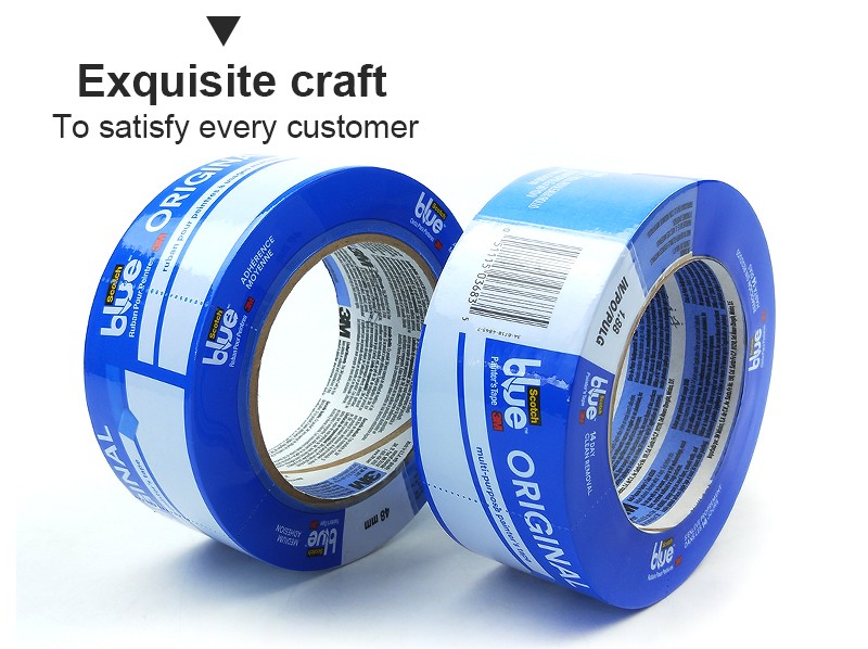 3M original 2090 Multi-Surfaces high temperature masking tape blue 48mm*54.8m