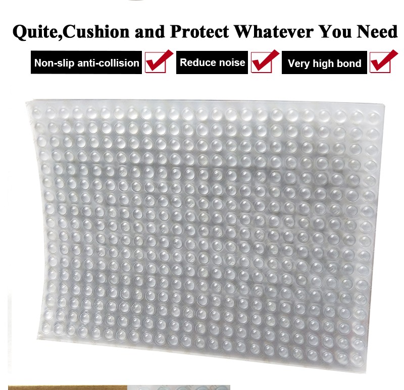 3M protective Bumpon SJ5302A 3m clear silicon rubber dots/top hat shape