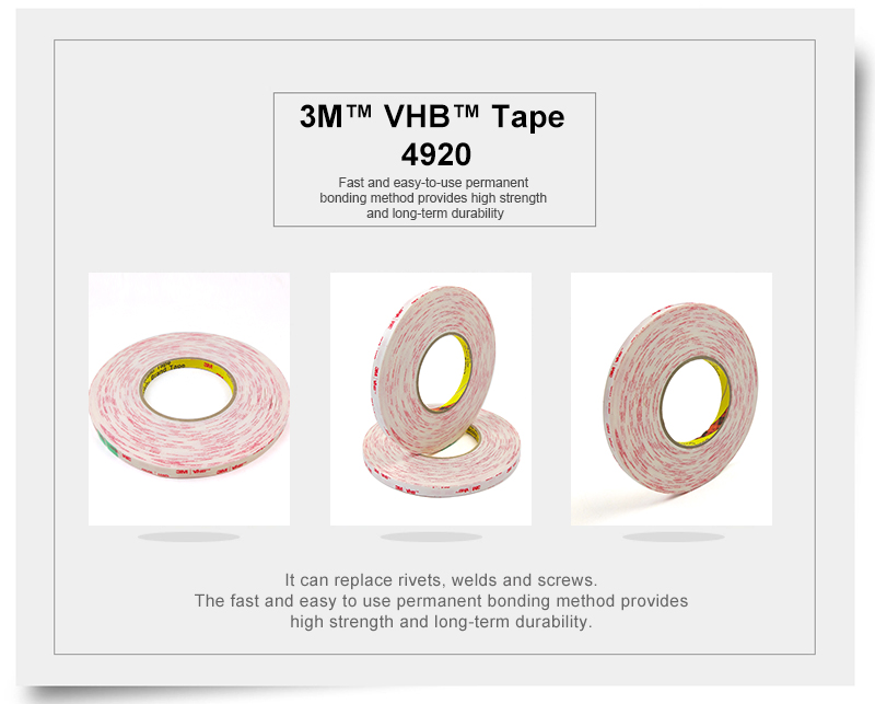 Double Sided VHB Foam Tape 3M 4920