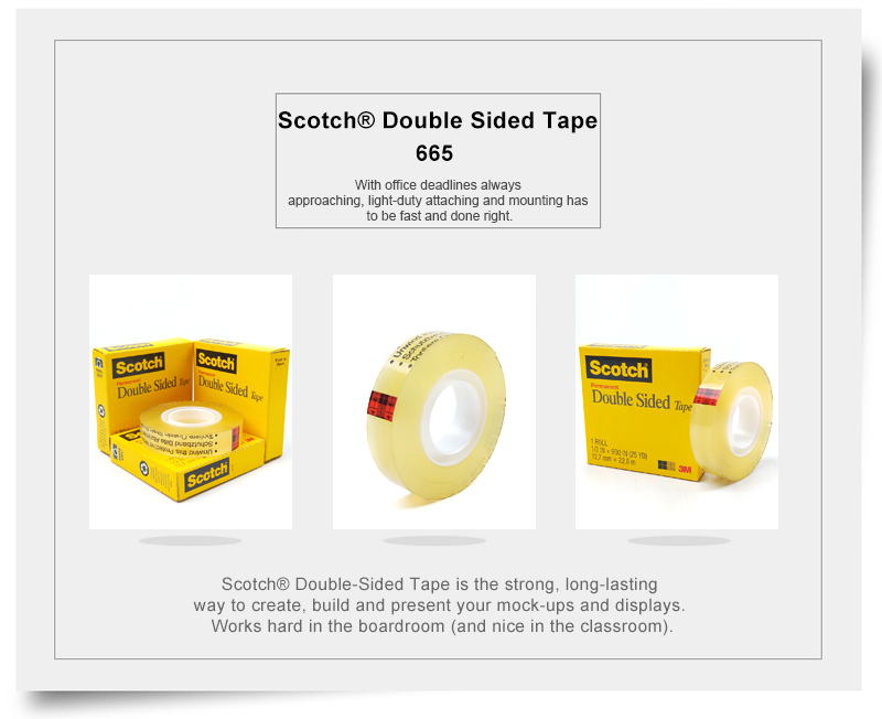 3M Removable Repositionable Tape 665