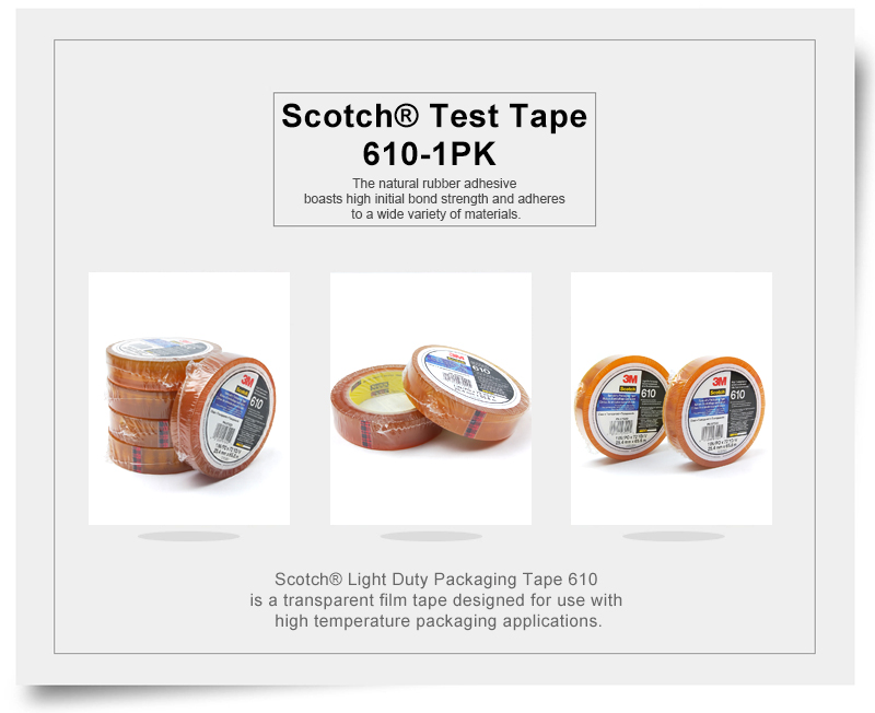 Scotch® Light Duty Packaging Tape 3M 610