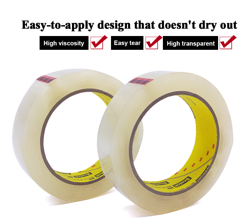 Scotch® Light Duty Packaging Tape 600 High Clarity Scotch® Light Duty Packaging Tape 600 High Clarity