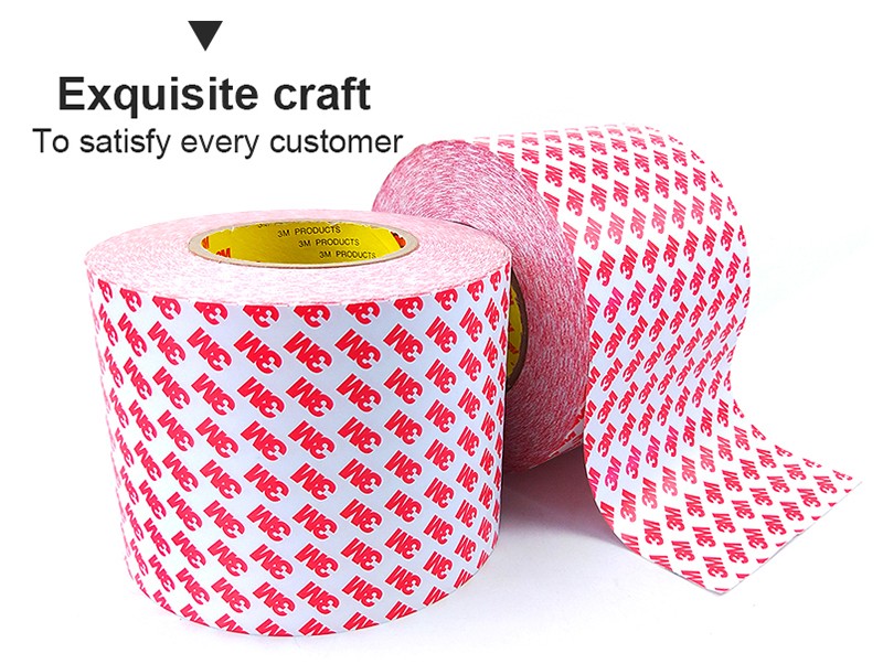 Original 3M 55236 100mm*50m Double Sided Adhesive Tissue Tape, Wide Use for Home, Electircs, Office White Board, Nameplate Label, Display