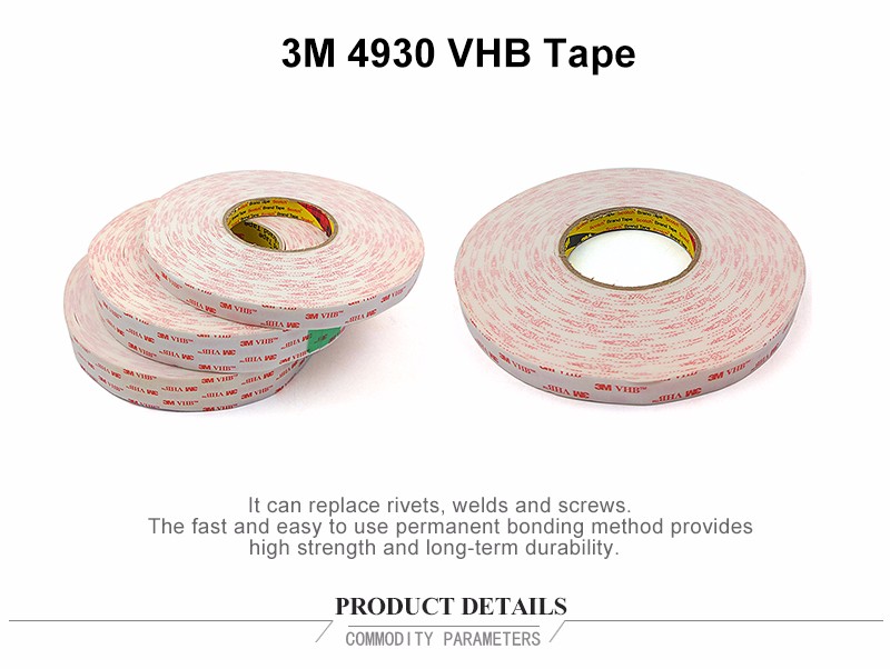 HOT 3M 4930 heat resistant double sided tape can cut