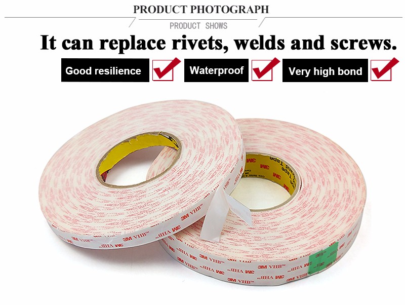 HOT 3M 4930 heat resistant double sided tape can cut