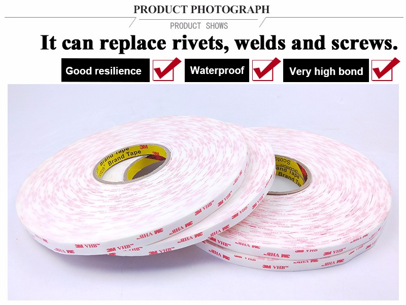 3M 4932 VHB synthetic adhesive foam tape Good Permanent Bonding