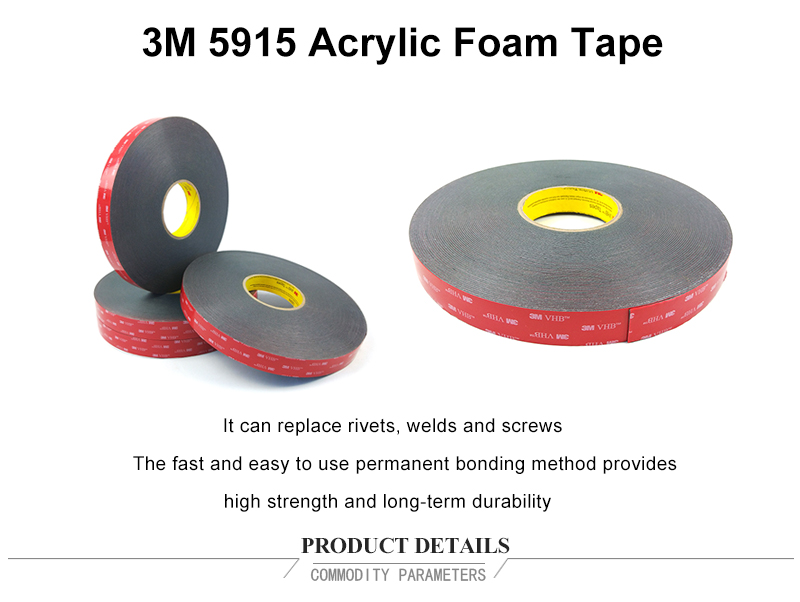 3M 5915 velcro hook and loop tape double side tape