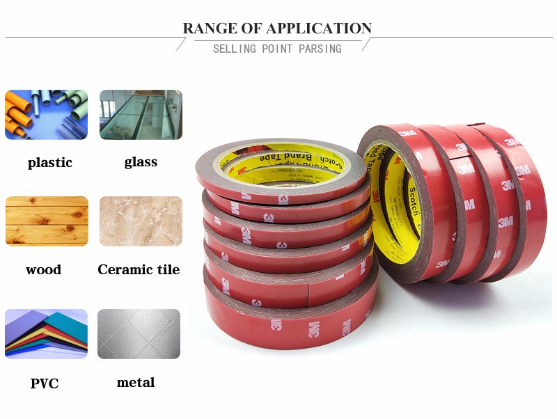 3M 100% orginal 4218P high temperature double sided tape