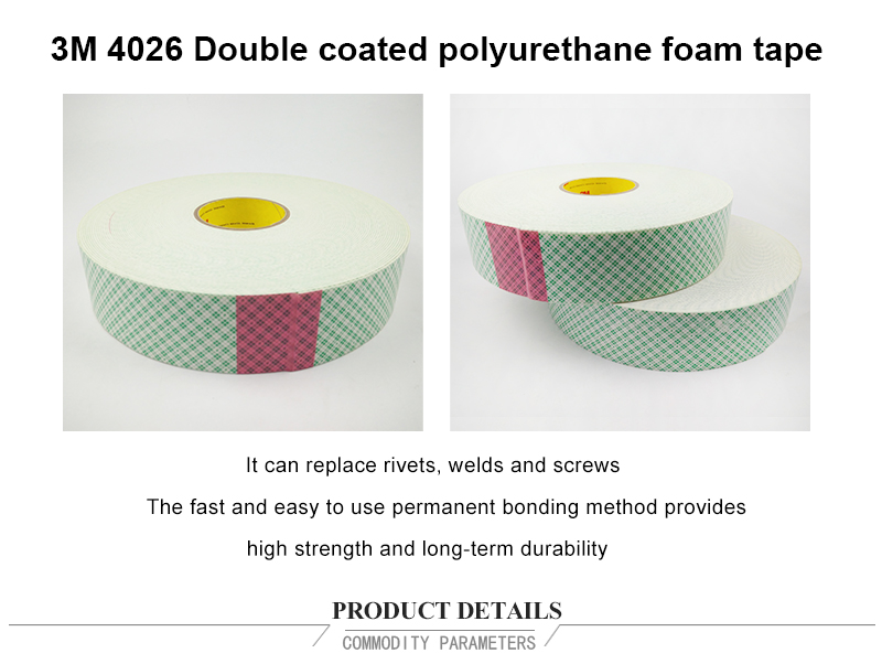 3M 4026  double side foam tape die cutting tape