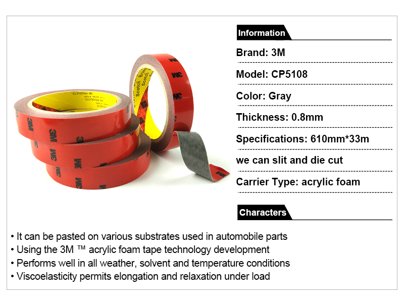 3M CP5108 double side adhesive tape