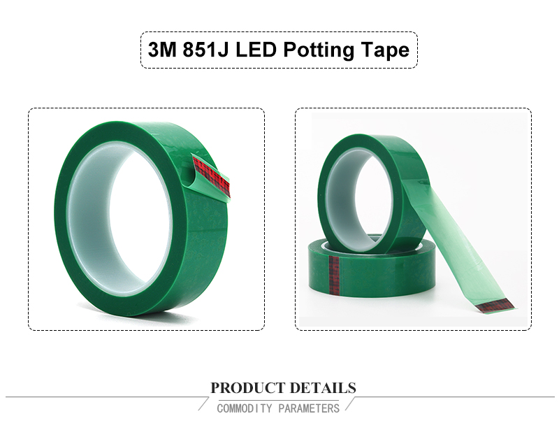 3M PET green Tape 851J industrial strength double sided tape