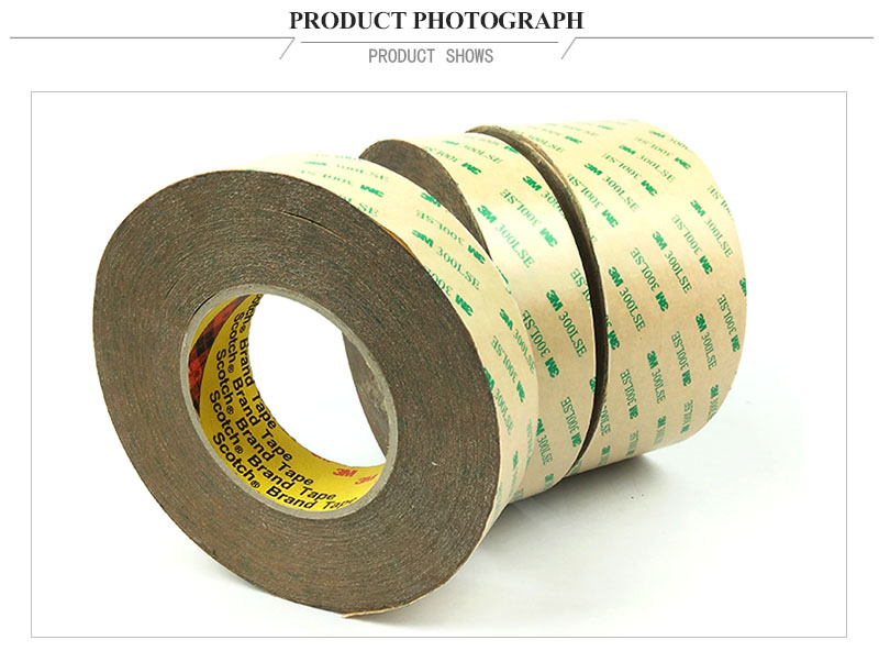 Very thin 3M 9471LE heat resistant double sided foam tape