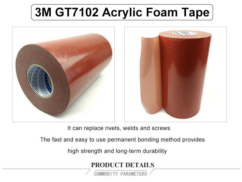 3M CT7102 m3 double sided foam tape Acrylic foam