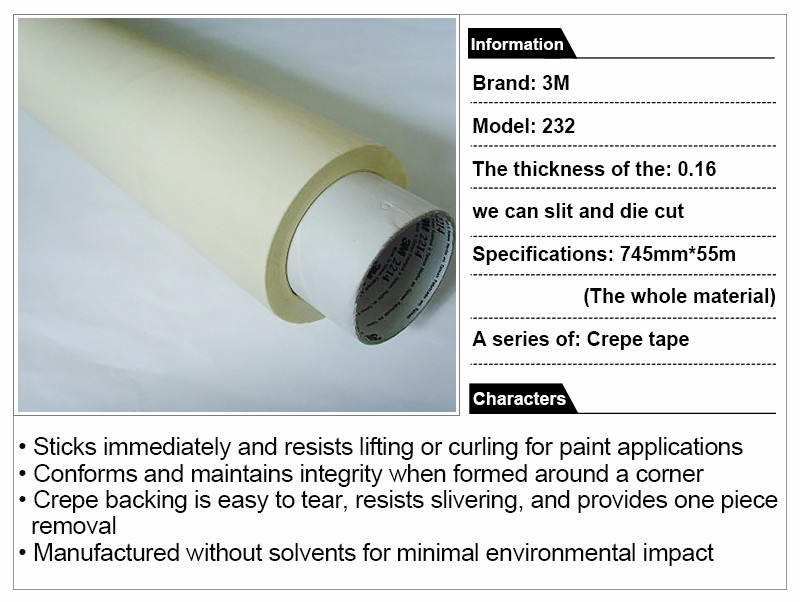 3M Tape TB232 is rubber insulation foam tape, It can be cut and customized