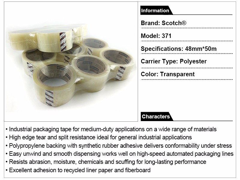 3M TB371 Adhesive Tape We can slit and die cut