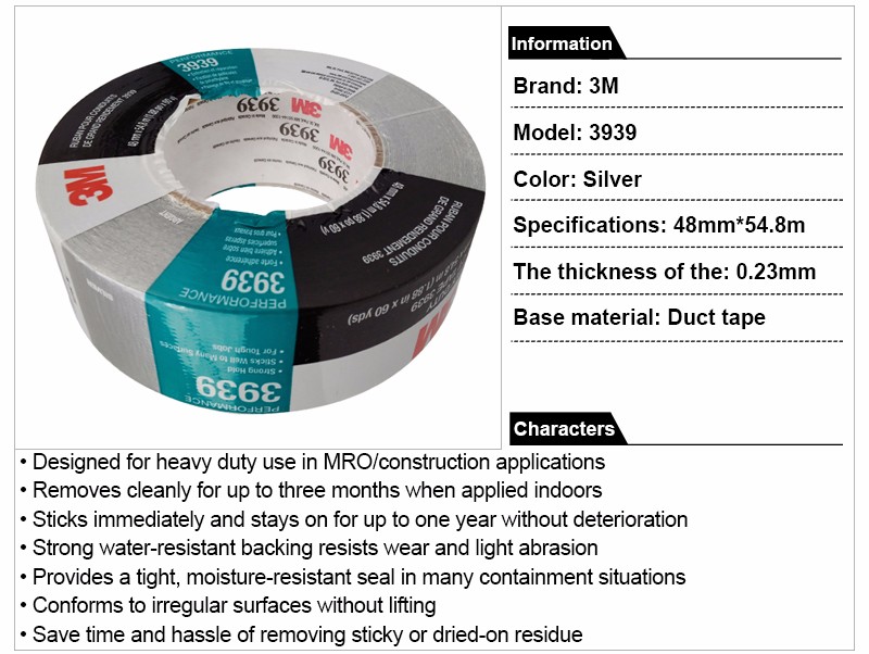 3M Tape TB3939 is duct cloth tape